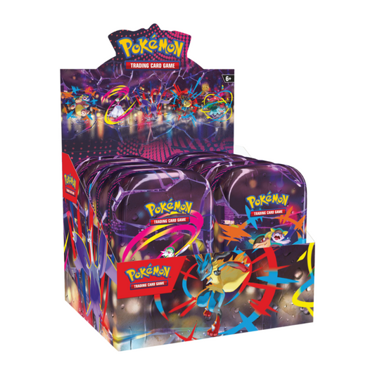 Pokemon Mega Heroes Mini Tin 10CT Display MAX 1 Per Customer (Pre Order)