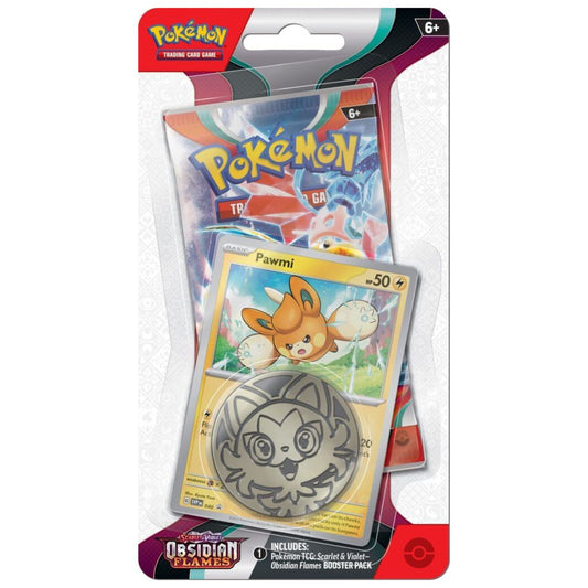 POKEMON TCG Scarlet & Violet Obsidian Flames Checklane Blisters (Pair)