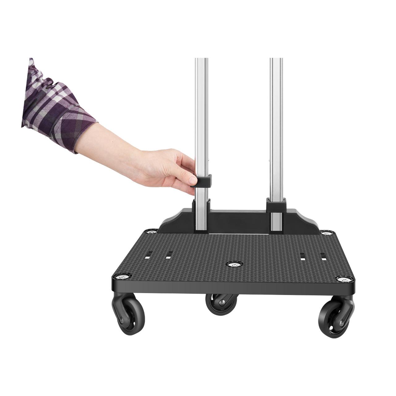 Ikarao Rolling Speaker Bag with 10mm Thick Padding and Folding Hand Truck